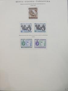 EDW1949SELL : KENYA U & T Nice Mint & Used collection on album pages. Cat $873.