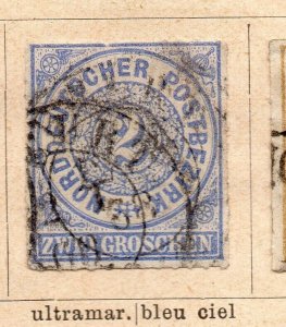 North German Confederation 1868 Early Issue Fine Used 2G. NW-09043