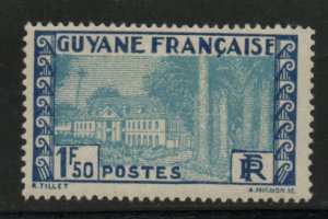 French Guiana Scott 141 MH* Government Buildings at Cayenne stamp