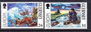 Guernsey 1997 Stories & Legends - EUROPA Complete Mint MNH Set SC 591-592