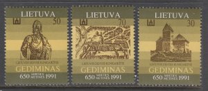 Lithuania 400-402 MNH VF