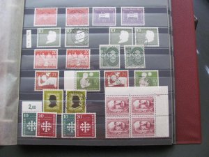 GERMANY 1956 TO 1989 4 STOCK BOOKS MNH COMPLETE USED COMPLETE (130)