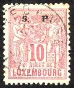Luxembourg Sc# O56 Used (a) 1882 10c Officials