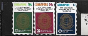 SINGAPORE, 353-355, MNH, FUND BOARD EMBLEM