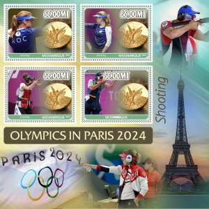 Stamps.Olympic Games Paris 2024 2023 year, 1+1 sheets  perforated  NEW