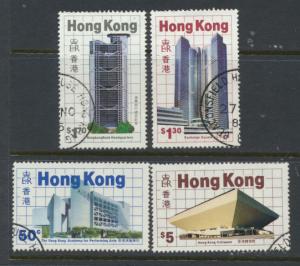 Hong Kong SG 503 - 506 set of 4  New Buildings Used  FD cancel