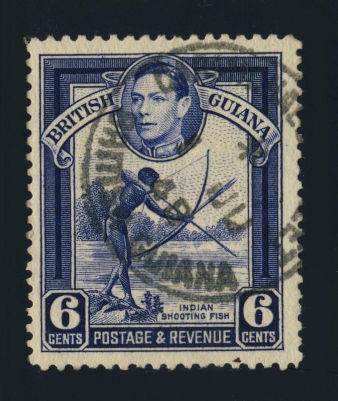 GUYANA / BRITISH GUIANA - 1948 - CARMICHAEL STREET SINGLE CIRCLE DS ON SG311