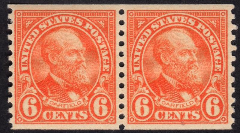 U.S. Scott #723 6-Cent Garfield Stamp - Mint Pair