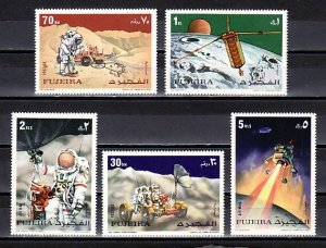 Fujeira, Mi cat. 833-837 A. Apollo 15 issue.