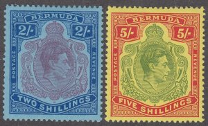 Bermuda #123a, 125Mint