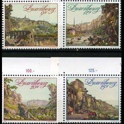 LUXEMBOURG 1990 - Scott# 826-9 Engravings Set of 4 NH