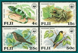 Fiji 1979 Endangered Species, MNH #397-400,SG564-SG567