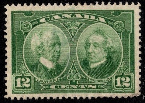 1927 Canada  Scott #- 147 12 Cent Laurier & Macdonald Used