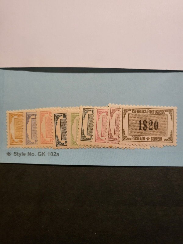 Stamps Portugal Scott #J45-53 hinged