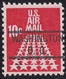 C72V 10 cents 50 Precancel star runway Stamp (1968) mint OG NH VF