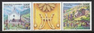 Andorra French 2000 Festivals Church VF MNH (523)