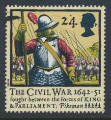 Great Britain SG 1620   Used  - Civel War 