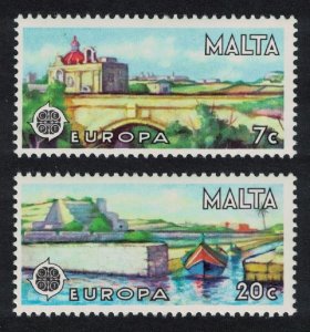 Malta Landscapes Europa 2v 1977 MNH SG#584-585