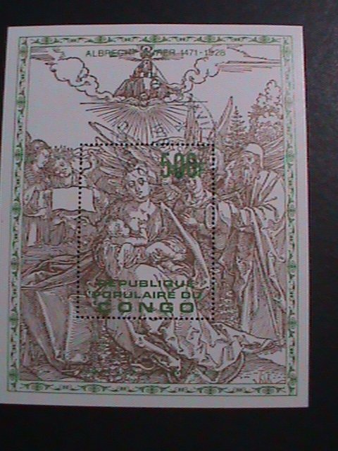 CONGO 1979-SC#510 FAMOUS PAINTING-VIRGIN & CHILD BY ALBRECHT DURER CTO S/S-VF