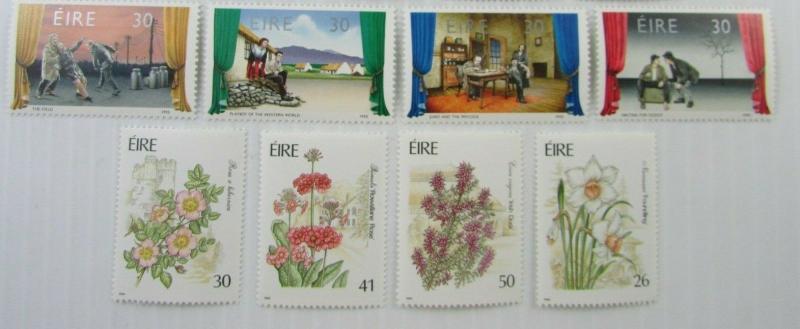 1990-91 Ireland Asst SC #810//831 FLOWERS BICYCLES THEATRE MH-MNH  stamp sets 