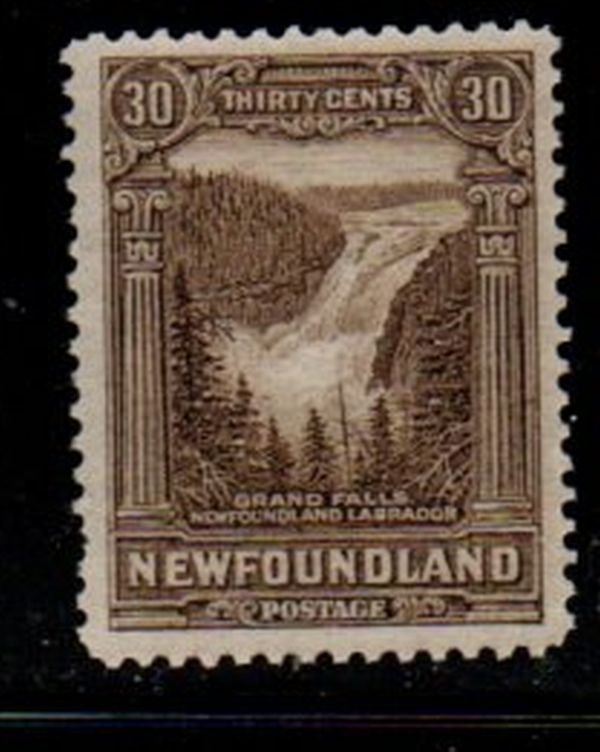 Newfoundland  Sc 159 1928 30 c Grand Falls stamp mint