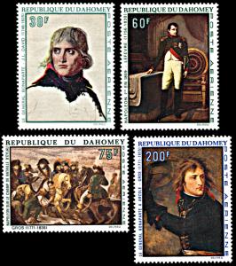 Dahomey C97-C100, MNH, 200th Anniversary Birth of Napoleon