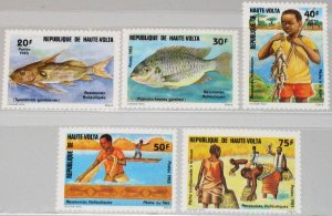 Upper Volta MNH 904-8 Fish & Fishing