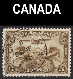 Canada Scott C1 VF used. Splendid PEACE RIVER ALBERTA SON cds. Scarce.