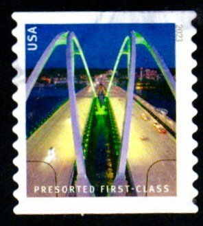 SC# 5810 - (25c) - Bridges: Iowa-Illinois Presorted 1st Class, Used Single