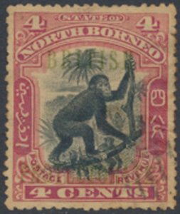 North Borneo   SG 130a  SC#  108 *p 14½x15  Used  see details & scans