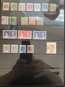 Collection of Mauritius stamps
