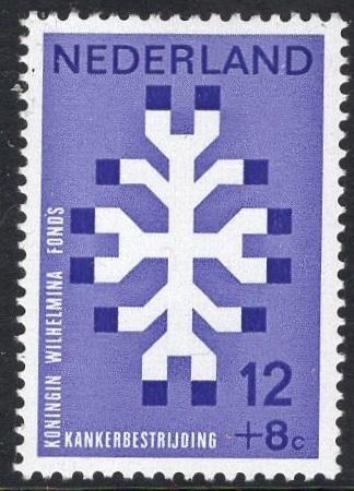 Netherlands #B449 MNH  1969  Cancer Fund 12 + 8c