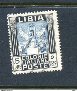 Libya 1940 5l no Wmk Perf 14 Used 14990