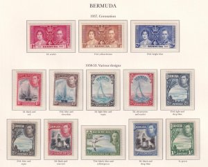 BRITISH COMMONWEALTH COUNTRIES ON PAGES MLH/MH PREDOMINATELY KGV1 ISSUES