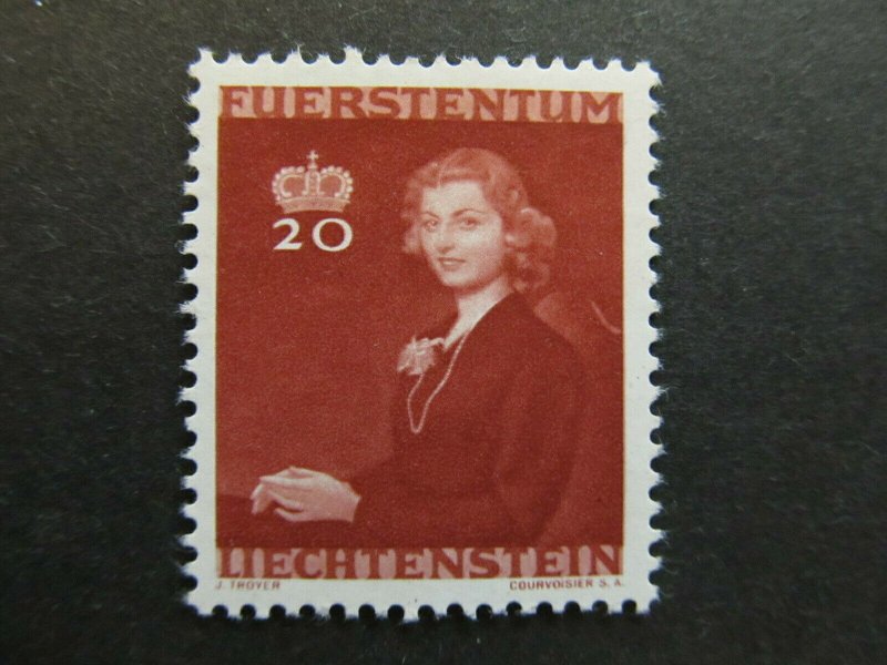 A4P26F87 Liechtenstein 1943 20rp mh*