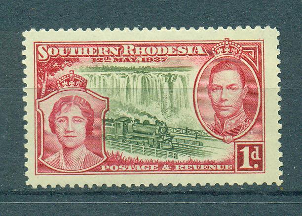 Southern Rhodesia sc# 38 (3) used cat value $.45