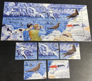 ASCENSION ISLAND # 868-872a-MINT NEVER/HINGED-COMPLETE SET & SOUVENIR SHEET-2005