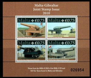 MALTA SGMS1656 2010 JOINT ISSUE WITH GIBRALTAR MNH