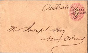 United States Mississippi Australia c1868 ms  1856-1908  3c Washington Third ...