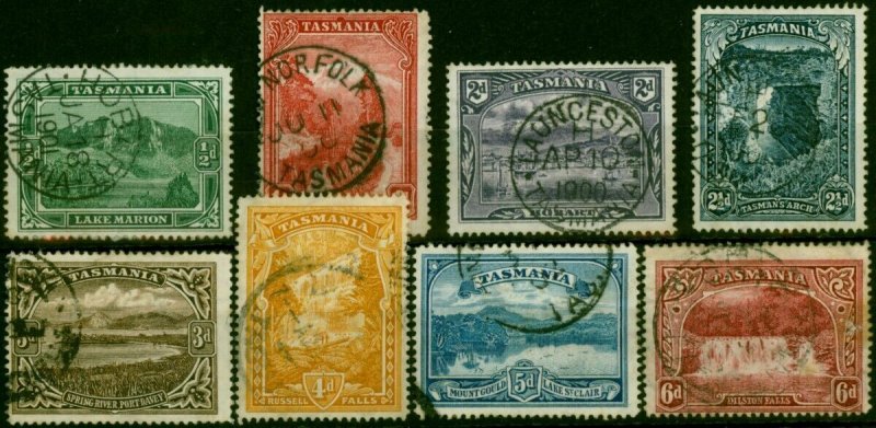 Tasmania 1899-1900 Set of 8 SG229-236 Fine Used