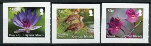 Cayman Isl Flowers Stamps 2020 MNH Queen Elizabeth II Botanic Park 3v S/A Set