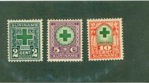 SURINAM B1-3 MH CV $4.10 BIN $2.00