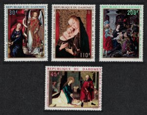 Dahomey Christmas Paintings 4v 1969 MNH SC#C109-C112 SG#384-387 MI#399-402