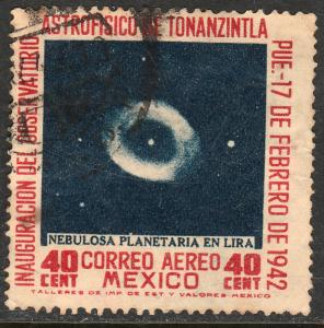 MEXICO C124, 40cts Tonanzintla Astrophysics Observ USED. (1143)