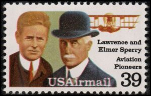 United States C114 - Mint-NH - 39c Lawrence & Elmer Sperry (1985) (cv $0.80)