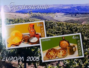 2005 EUROPE CEPT Moldova Gastronomy Booklet MNH** 20623-