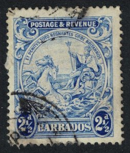 Barbados Inscr 'POSTAGE & REVENUE' 2½d 1925 Canc SG#233