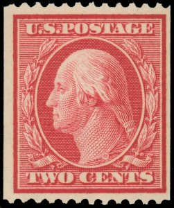 US Scott #349 Coil Single, Mint-NH, D. L. Wmk, Sound Stamp! SCV $225.00! (SK)