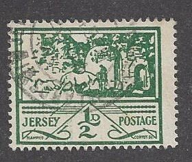 Jersey #N3 Used, German Occupation, Old Jersey farm, issued 1943