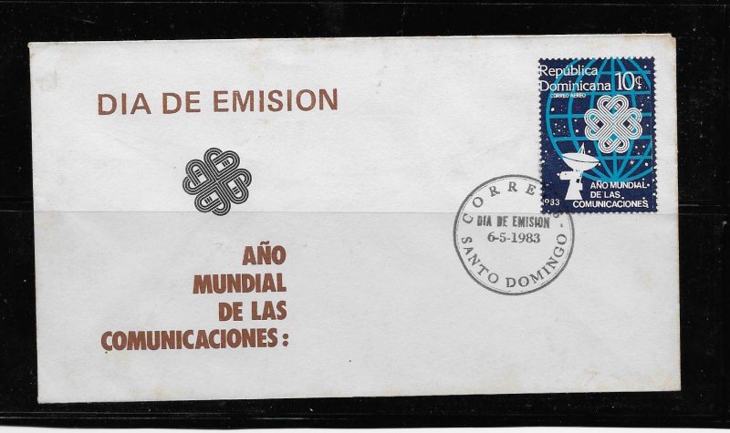 DOMINICAN REPUBLIC STAMP COVER #SEPTG7